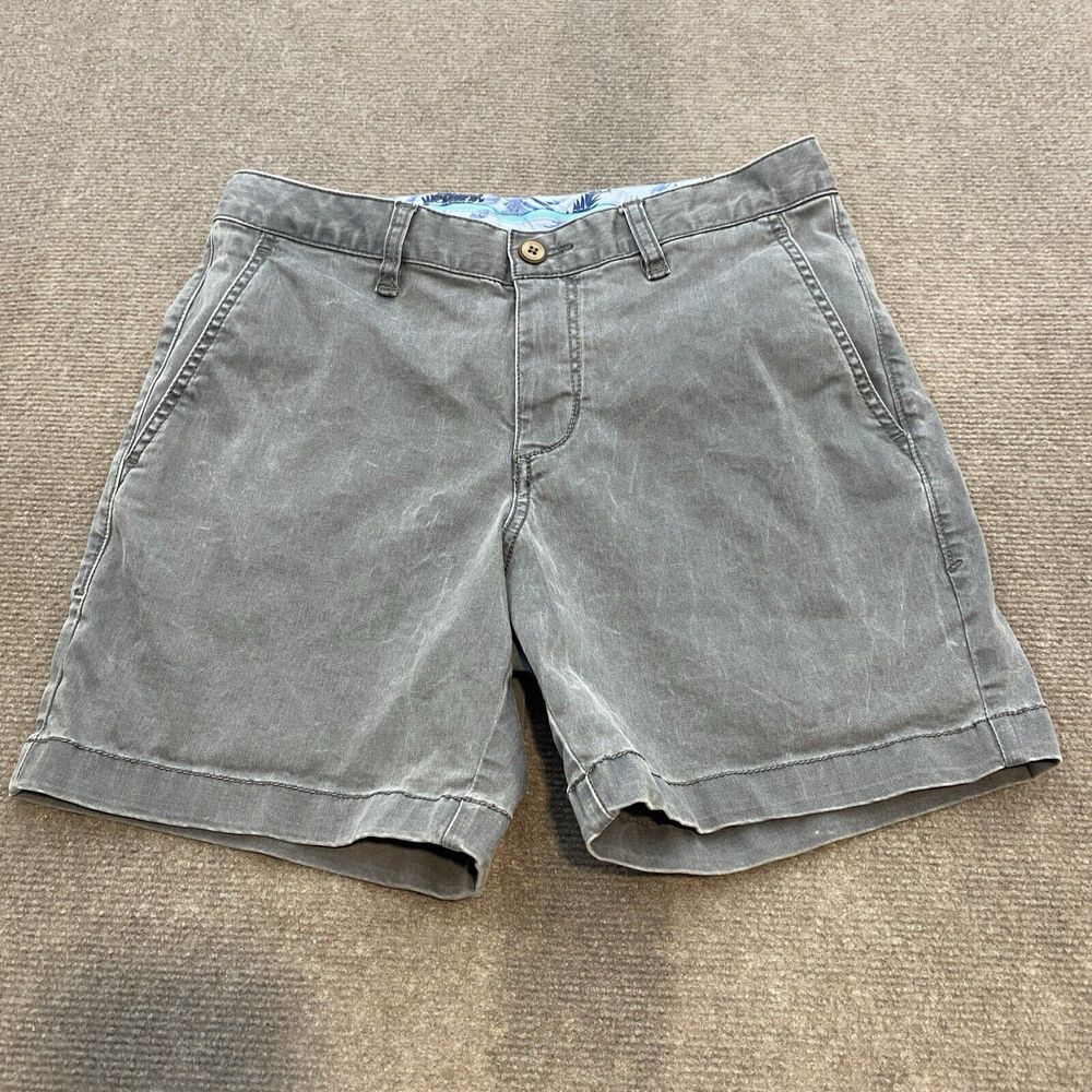Tommy Bahama Shorts Mens 29 Relax Beach Gray Casual Resort Golf‎ Travel Stretch